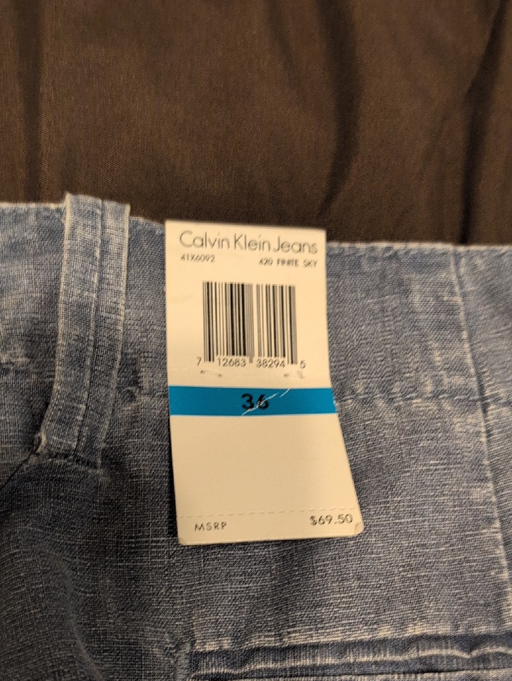 Calvin Klein Jeans Men's Light Wash Slim Jeans